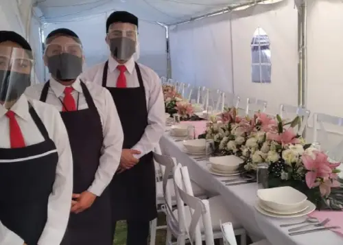Catering Meseros, personal profesional