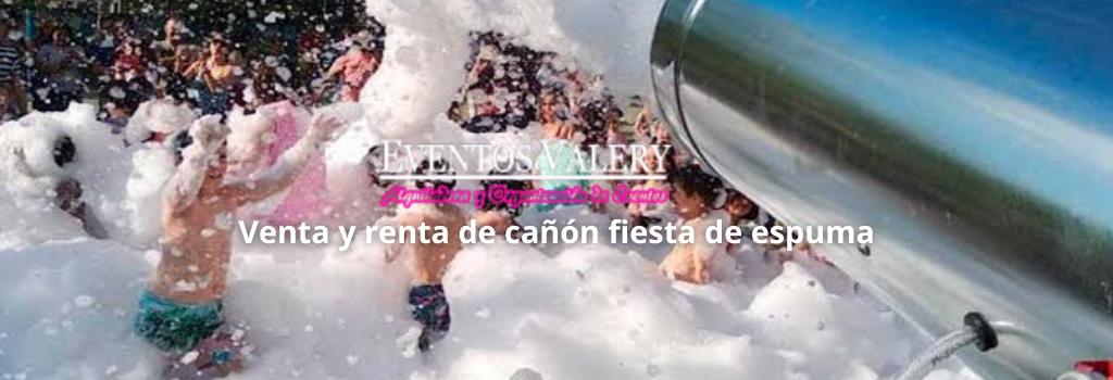 Venta y renta de cañón fiesta de espuma Renta de toro mecánico