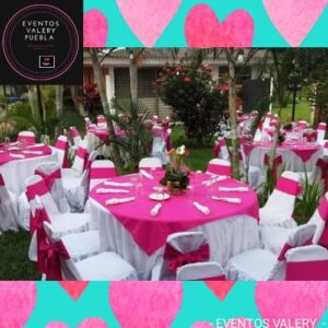 Liston para silla color fucsia