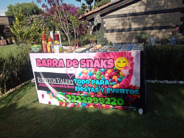 Barra de snacks 50 personas