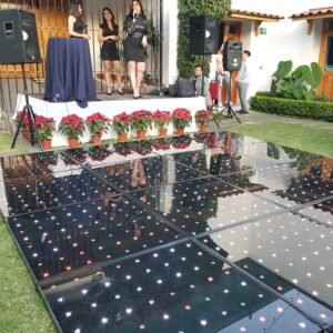 pista de baile por metro cuadrado