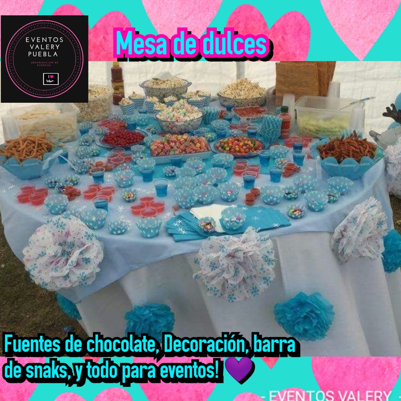 Mesa de duces Básica para 50 personas 1 Mesa de duces Básica para 50 personas